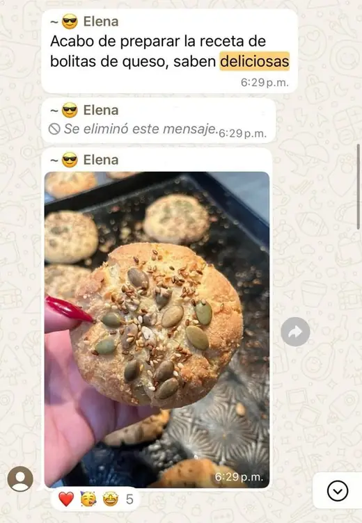 Mensaje real de una persona del programa Plan Gluco